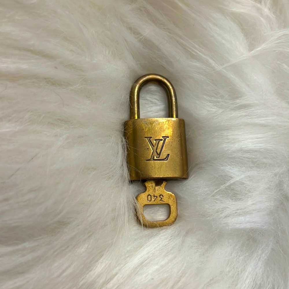 Authentic Louis Vuitton Vintage Lock and Key